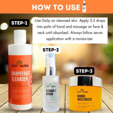 Leaf Aura Vitamin C Serum, Made with Organic+ Natural Formula, Made In Canada, 29.5ml