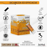 ItaMed S.R.L. Curcumin-Gel 95+ 20 Stick-Packs of 5ml Each. Tested., Formulated, and Manufactured in Italy.