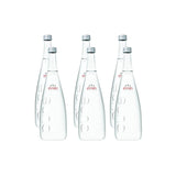 Evian Natural Mineral Water, 25.4 oz Glass Bottle - Pack of 6 (Total of 152.4 Fl Oz)