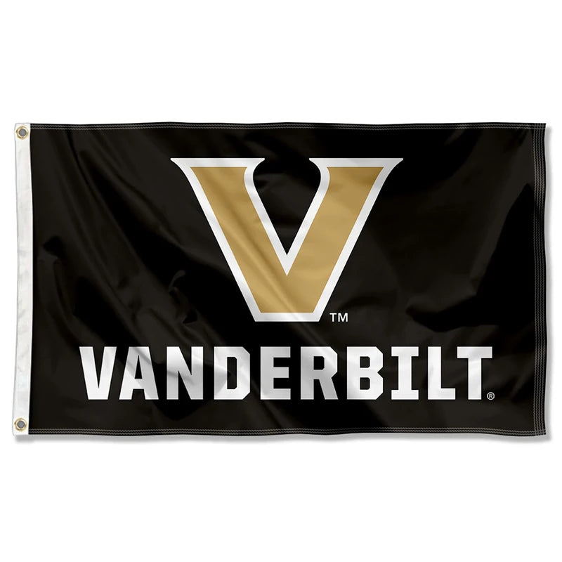 Vanderbilt Commodores Wordmark Large Grommet Banner Flag