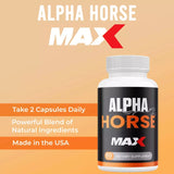 Alpha Horse MAX Pills for ED Men Alpha Horse Male for ed & Vitality (5 Pack)