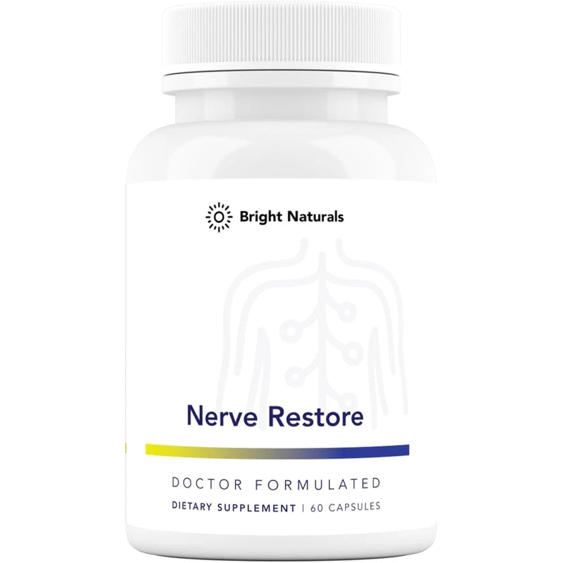Nerve Restore - Nerve Support Supplement - Includes Pea, White Willow, and B-Vitamin Nerve Support Complex for Advanced Nerve Health Support - Made in The USA, 60 Capsules