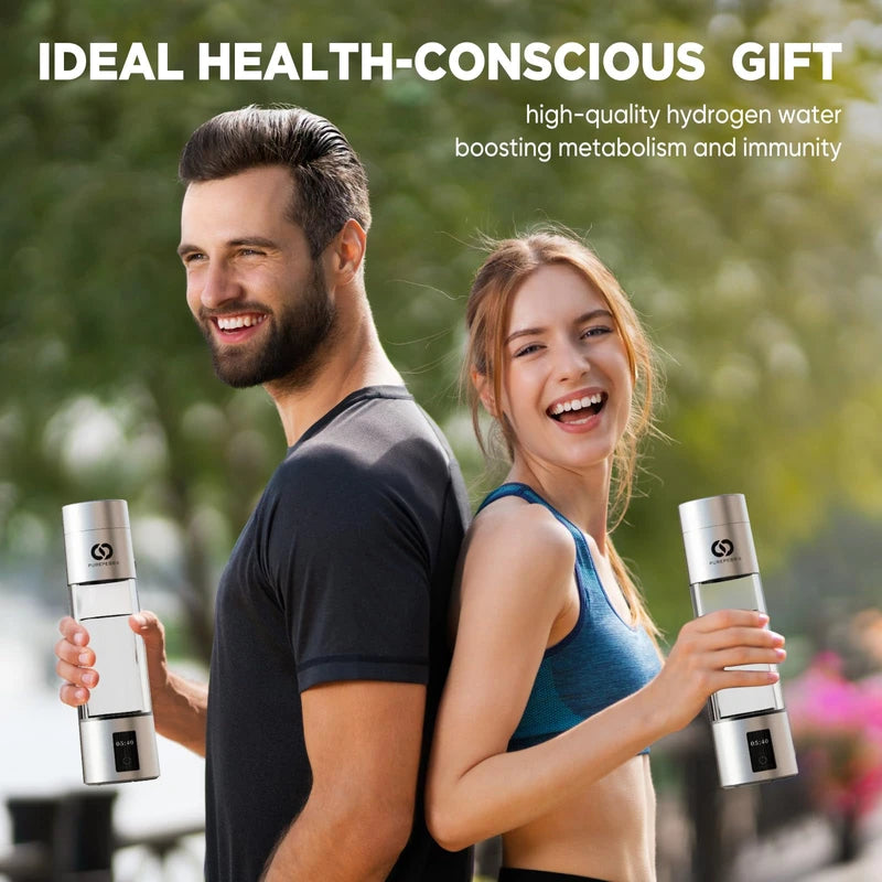 2024 Advanced Hydrogen Water Bottle Generator Platinum Edition- 4400 ppb Alkaline Pitcher