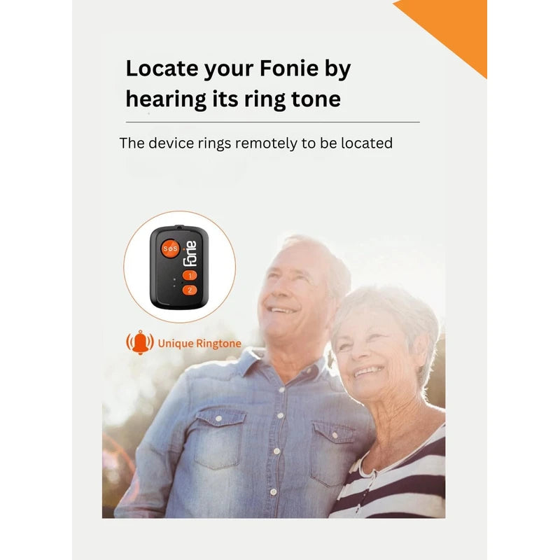 GPS Tracker for Seniors | Medical Alert Device | Tracking Device for Seniors | Mini Phone for Seniors with Unlimited Two-Way Cellular Phone Calls | Senior Tracker with Fall Down Detection | Fonie