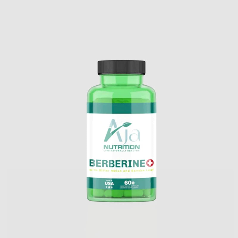 Aja Nutrition Berberine + with Banaba Leaf and Bitter Melon, Multivitamin, Comprehensive Support, Antioxidant Rich (60 Servings)