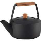 Miyazaki Seisakusho CHA-11 Tea Kettle, Small, 0.4 gal (1.5 L), Induction Compatible, Black Kettle