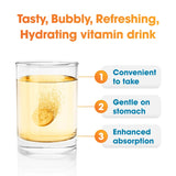 Nutrazul Immune Triple Action Effervescent Tablets - Vitamin C 1000 mg, Vitamin D 400 IU, Zinc 10mg I Orange 20's ( Pack of 3) I Gluten Free, Sugar Free, Lactose Free & Preservative Free I Maintains Immune Function, Healthy Bones, Cartilage, Teeth & Gums