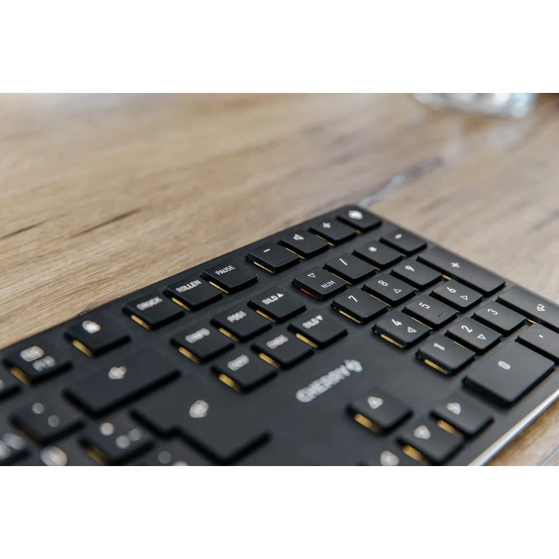 Cherry KW X ULP Ultra Slim Wireless Mechanical Keyboard. Multi Device Function MX Ultra Low Profile Switches, White (Renewed)