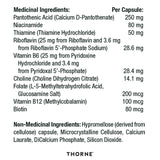 THORNE Thorne Stress B-Complex - Vitamin B Complex for Stress Support - 60 Capsules - 60 Servings