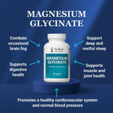 Dr. Berg Nutritionals Magnesium Glycinate - Supports Muscle Health & Nerve Function Healthcare Dietary Supplement - Potency: 400 mg (5 Capsules per Serving)