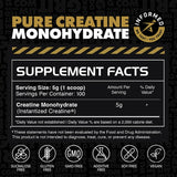 Gains in Bulk Instantized Creatine Monohydrate for Women and Men, Soluble Pre Workout Powder, Supports Muscle Building, Strength and Performance, Bodybuilding Supplements, Unflavored, 100 Servings