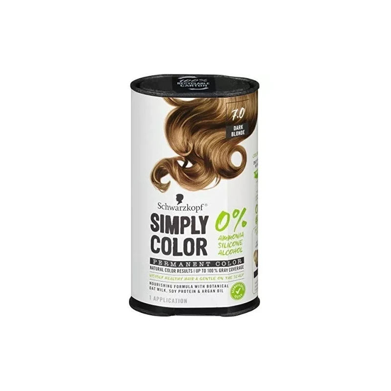 Schwarzkopf Professional Tinte Schwarzkopf Simply Color Del Cabello, Rubio Oscuro 7.0