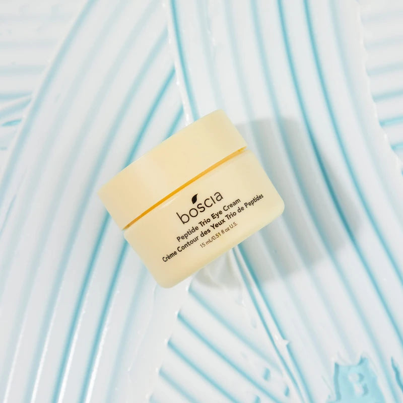 boscia Peptide Trio Eye Cream - Vegan, Cruelty-Free, Natural and Clean Skincare | Age-Defying Eye Cream with Peptide Blend and Organic Botanical Oils