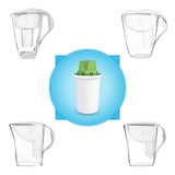 Dafi Alkalischer pH+ Wasserfilter Kartuschen für Kanne - BPA-frei Wasserfilter kompatibel mit Brita Classic, Aquaphor B100-15, Erhöht den pH-Wert - Alternative zu Flaschenwasser
