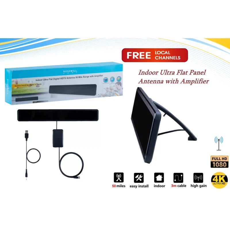 Formuler CC ATSC Tuner 4K -Indoor Antenna-Bonus 7 Color Wireless Mini keyboard