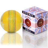 Indoor Leather Cricket Ball - Senior Standard Size Original Seams Machine Stitched Weight 114gm Cricket Balls (1)