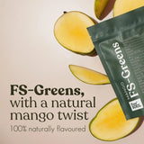 FS-Greens | 21 Advanced Greens, Superfoods, and Adaptogens Including KSM-66® Ashwagandha | Vegan & Gluten-Free | Advanced Formula | UK Made | Free Soul (30 Servings) (Mango)