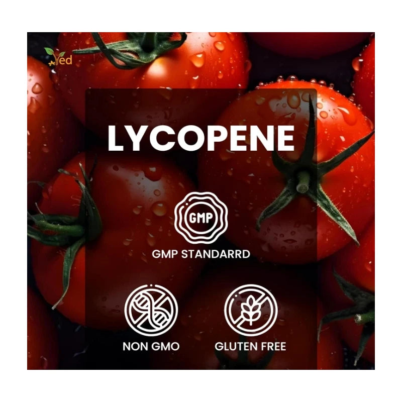 Ved Lycopene 500 mg | 90 softgel, 6 Month Supply.(Pack of 2)