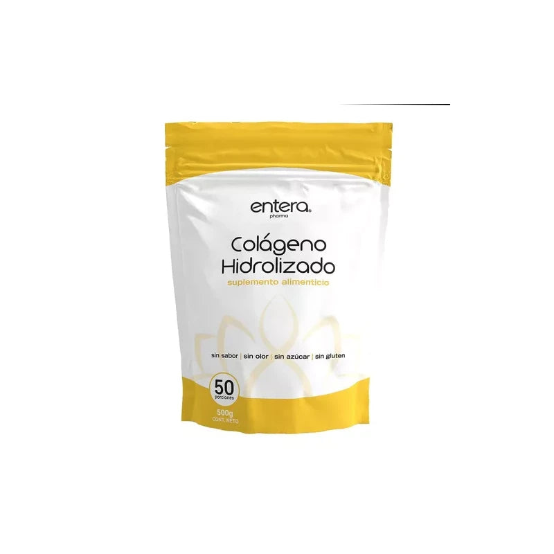 Colágeno Hidrolizado Entera Pharma 500g Colageno En Polvo Sin sabor