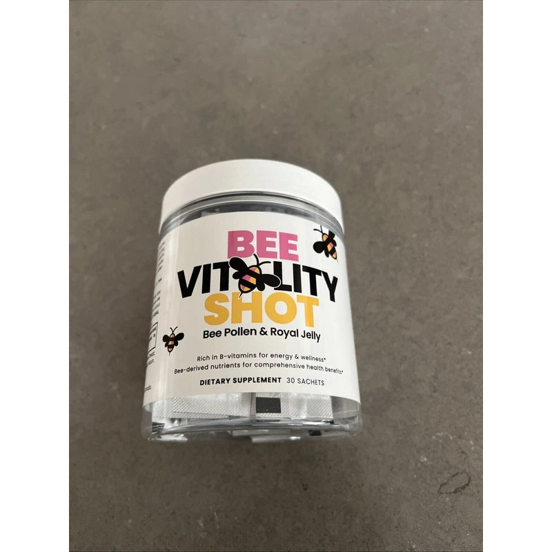 BEE VITALITY SHOT Bee Pollen & Royal Jelly 30 Sachets | Exp 04/2026 FAST SHIP!