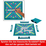 MATTEL GAMES Scrabble Two in One Double-Sided Board Game for Fast, Casual and Cooperative Game, Includes 50 Target Cards for Scrabble Together, Easy Scoring, HWD45