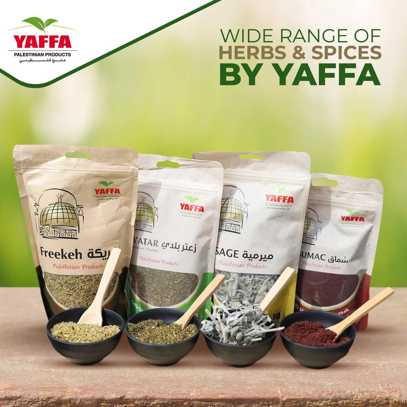 Yaffa Premium Ground Palestinian Sumac Spice Powder – 250g (Pack of 2) - Enhance Your Dishes with Traditional Flavours - Perfect for Cooking, Sprinkling or Just as a Herb to add That Tangy Taste
