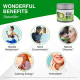 NaturalSlim Metabolic Matcha Powder - Authentic Japanese Matcha Powder - Organic Antioxidant & Anti-Aging* Pure Matcha Green Tea for Metabolism, Energy, and Concentration - 1.06 Oz