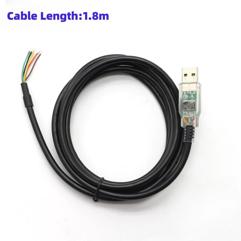 Xiusiyt USB-RS485-WE-1800-BT Serial Cable, USB to RS485 WE UART Serial Adapter Converter Cable, USB-RS485-WE Cable, 6 Way Wire End,6 Feet