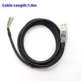 Xiusiyt USB-RS485-WE-1800-BT Serial Cable, USB to RS485 WE UART Serial Adapter Converter Cable, USB-RS485-WE Cable, 6 Way Wire End,6 Feet
