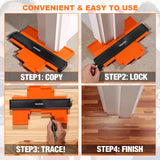 Christmas Gifts for Men Dad Husband, Stocking Stuffers, Upgraded Contour Gauge Profile Tool (10 Inch) with Lock, Irregular Shape Duplicator, Cool Gadgets for Men, Woodworking Tools for DIY Handyman