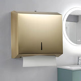 Comercial Paper Towel Dispenser Wall Mount, Stainless Steel Hand Towel Dispenser with Lock, Trifold/C Fold Paper Towel Holder for Bathroom Kitchen Office Public Places, Large Capacity Tissue Holder