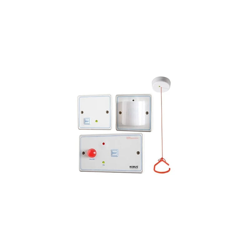 Robus Disabled Persons Toilet Alarm Kit (White)
