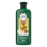 HERBAL ESSENCES Bio:Renew, Shampoo sin sulfatos ni parabenos para cabello seco, maltratado y/o rizado Nutre e Hidrata Pequi & Aguacate 400 ml