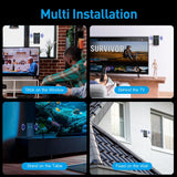 2025 Version Amplified HD Digital 'Matrix' TV Antenna Long 1000+ Miles, Support 4K 1080p Fire tv Stick and All Older TV's Indoor HDTV Local Channels,16.5ft Coaxial Cable