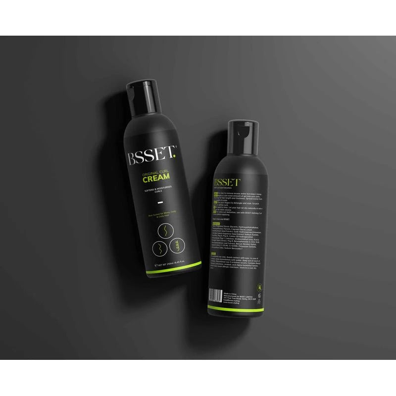 BSSET Defining Curl Cream With Jamaican Black Castor Oil and Olive Oil 250ml