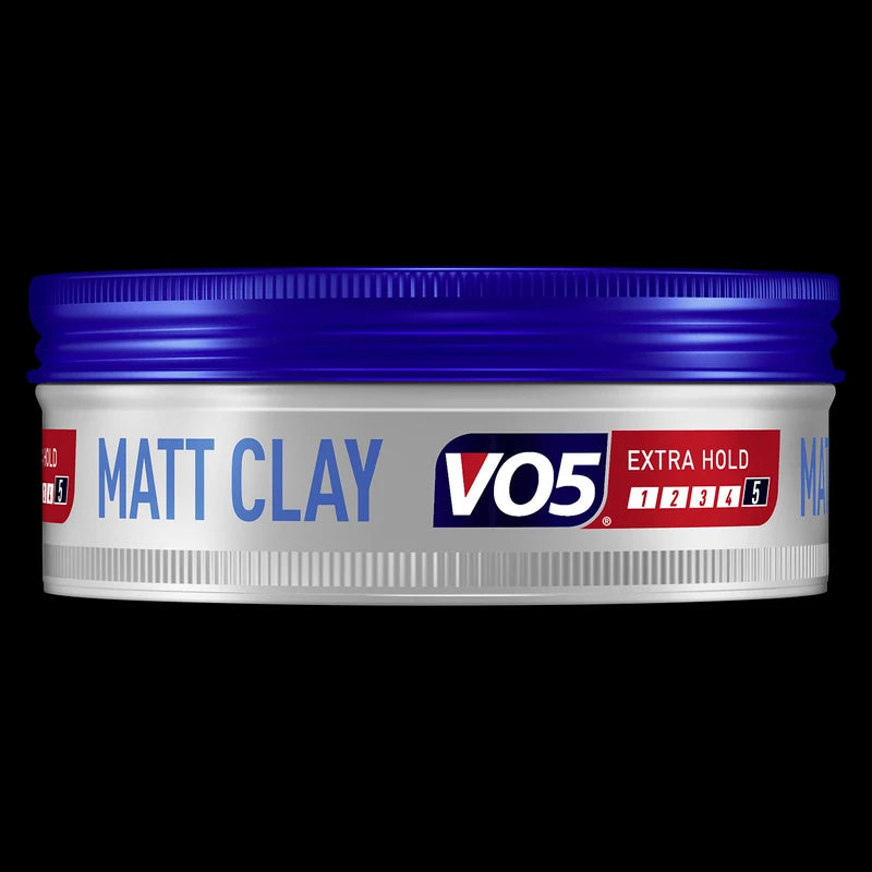 VO5 Hair Matt Clay for All Hair Types, 24h Extra Strong Control with a Matt Finish, 75 ml