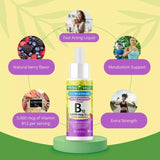 Spring Valley Liquid Vitamin B12, 5000mcg, Metabolism Supplement, Berry, 2 fl oz