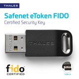 Thales - SafeNet eToken FIDO - FIDO2 Certified Security Key - Passwordless Phishing-Resistant Authentication for Web Apps, Devices & Desktops - USB-A