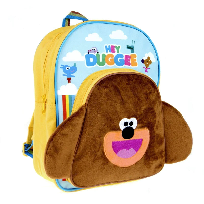 Hey Duggee Kids Plush 3D Backpack Boys Girls Nursery School Childrens Rucksack