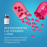EVIMERIA Pure Lactoferrin 200 mg and Zinc | Helps Strengthen the Immune System | Supplement to Immune Defence | Lactoferrin Supplements | Stimulates Immune Defense | Twin Pack