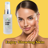 Leaf Aura Vitamin C Serum, Made with Organic+ Natural Formula, Made In Canada, 29.5ml