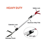 Smarkey Snake Catcher Tongs Grabber Rattle Heavy Duty with 43 inch to 59 inch...