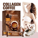 Bloom Collagen Coffee, Organic Coffee Powder 1% Collagen, Instant Coffee for Women and Men (5g*12)