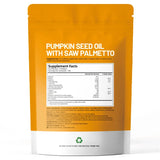 Pumpkin Seed Oil with Saw Palmetto Capsules | Cold Pressed, Pure Virgin Oil, Essential Fatty Acids & Phytosterols | 300 SoftgelsSupports Hair, Urinary, Bladder & Prostate Health | Non-GMO