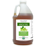 velona Amla Oil USDA Certified Organic - 64 oz | 100% Pure and Natural Carrier Oil | Extra Virgin, Unrefined, Cold Pressed
