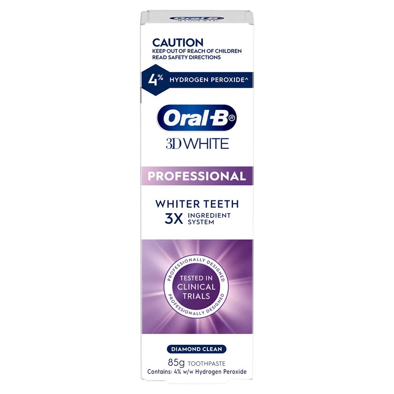 Oral-B 3D White Professional Whiter Teeth Diamond Clean 85g