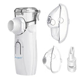 Nebulizer, Ultrasonic Portable Nebulizer, USB Rechargeable Portable Nebulizer with Mouthpiece, Nebulizer Machine for Adults & Kids with Auto Clean, Travel, Home, Daily use