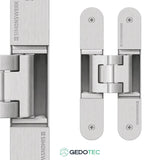 Object Door Hinge Concealed for Room Doors Door Hinge Simonswerk Tectus TE 340 Silver Anodised Load Capacity up to 80 kg Band 3D Adjustable Made in Germany 1 Piece Invisible Door Hinge
