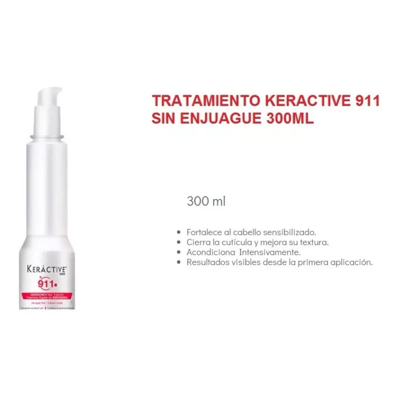Nutrapel Keractive 911 Tratamiento Capilar De Emegencia Sin Enjuague