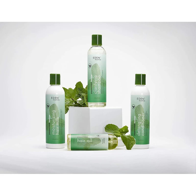 EDEN BodyWorks Peppermint Tea Tree Clear Shampoo, 8oz- Packaging May Vary